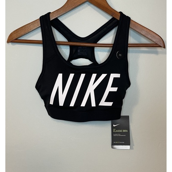Nike Other - Nike Classic Compression Racerback Medium Support Sports Bra Size XS Gym Active